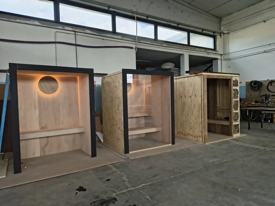 Dettaglio materiali e lavorazione Astrobenessere